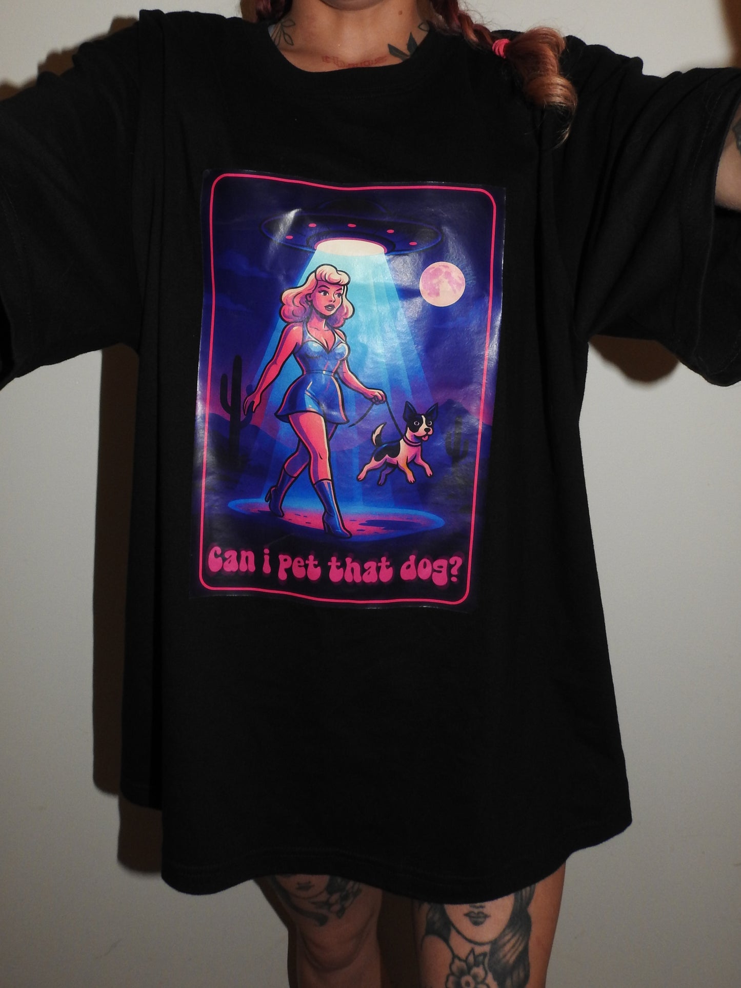 Can i pet that dog? Tee