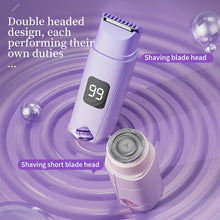 Double-Headed Hair Removal Trimmer - Purple