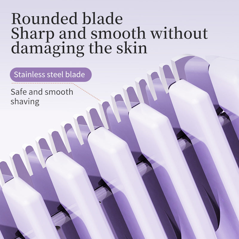 Double-Headed Hair Removal Trimmer - Purple