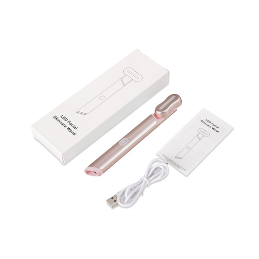 Red Light Therapy for Wrinkles, Dark Circles, and Puffiness Relief - Pink
