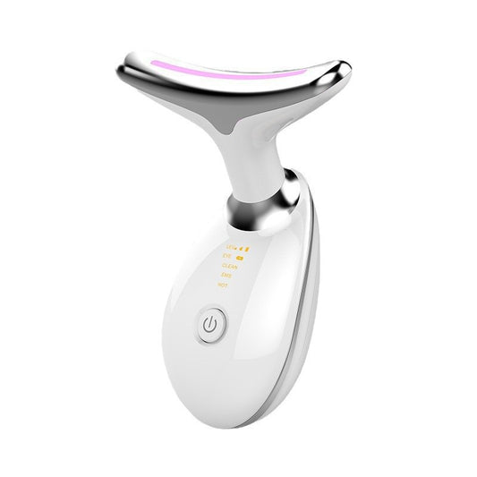LED Photon Therapy Neck and Face Wrinkle Remover & Skin Tightening - White