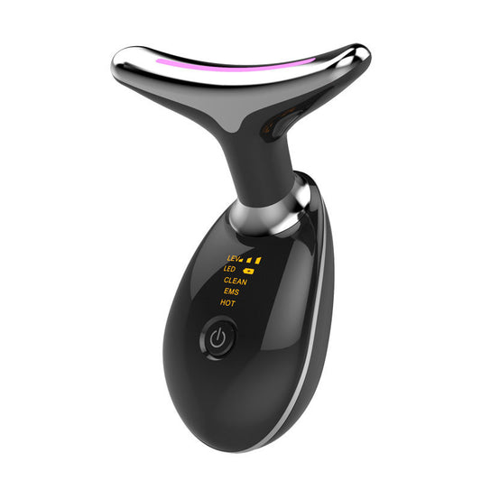 LED Photon Therapy Neck and Face Wrinkle Remover & Skin Tightening - Black