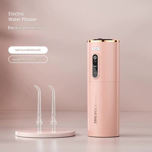 Water Flosser - USB-C Rechargeable,  Gingival Protection - Pink